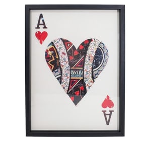 20th/21st C. Framed Decoupage Collage