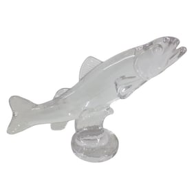 Vintage Serves Glass Sculpture
