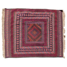Semi Antique Sumac Kilim Rug