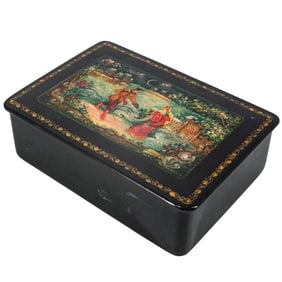 Vintage Russian Lacquered Box