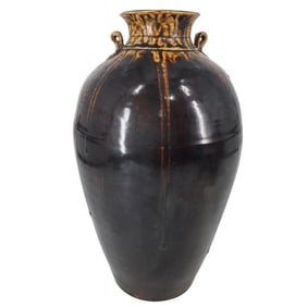 Large Mid-Century Burmese Vase