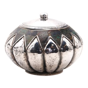 Los Castillo Silverplate Covered Bowl