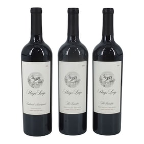 (3) Stag's Leap 2020, 2022 The Investor Red Wine