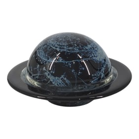 Vintage Steven Correia Rings of Saturn Paperweight