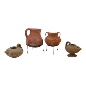 Collection of Ancient Terracotta Vessels