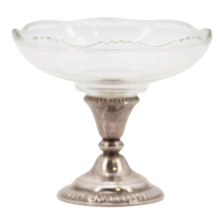 Frank M. Whiting Sterling / Glass Compote (1 of 3)