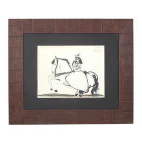 Picasso Offset Lithograph 'Equestrian on Horse"