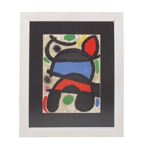 After: Joan Miro Lithograph "Tout Chose"