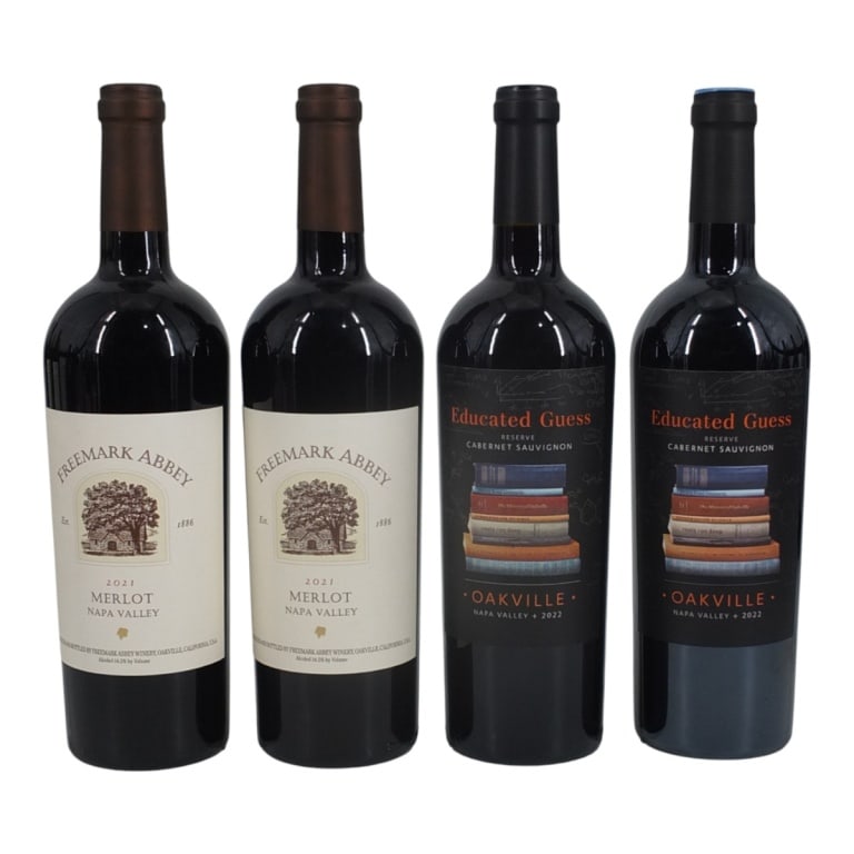 (4) Napa Valley Merlot & Cabernet Sauvignon (1 of 4)