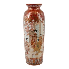 Large Antique Japanese Porcelain Vase