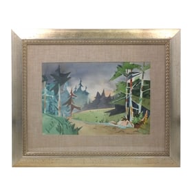 Marguerite Zorach Watercolor "Landscape"