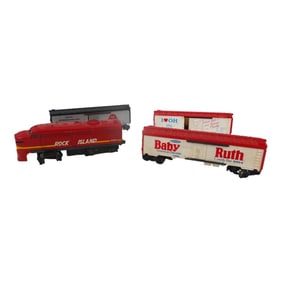 4 Vintage Lionel Electric Train Cars