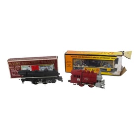 4 Vintage Model Electric Train Cars