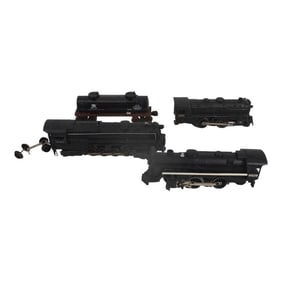 4 Vintage Model Electric Train Cars