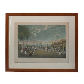After Charles W Burton Engraving View of the Bay