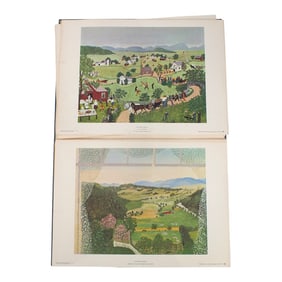 Grandma Moses Portfolio of Prints by John Canaday