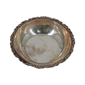Vintage Mexican Silver Repousse Bowl