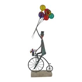 Jim Lewk "Balloon Man" Copper Sculpture, 2006