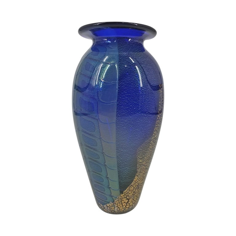 Robert Eickholt Art Glass Vase, 2004 (1 of 5)