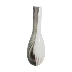Dino Martens Style Mezza Filigrana Art Glass Vase