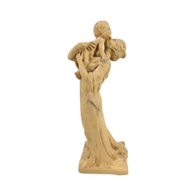 Attr: Bessie Potter Vonnoh Plaster Mother & Child