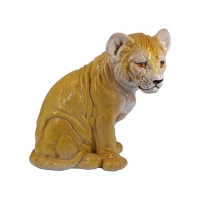 Large Italian Statue of a Tiger