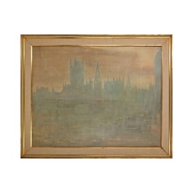 William Edward Ware Oil/Canvas "Westminster"