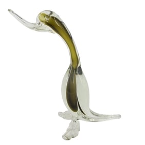 Tall Murano Duck Figurine
