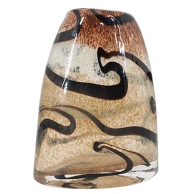 Vintage Murano Art Glass Vase