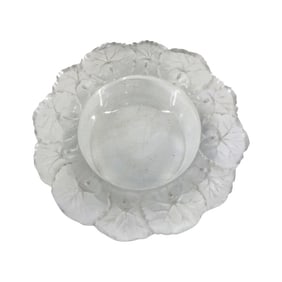 Lalique Crystal "Honfleur" Bowl
