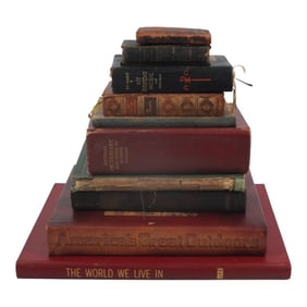 Collection of 10 Antique 20th C Books