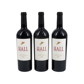 (3) 2020 Hall Napa Valley Cabernet Sauvignon