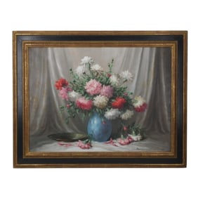 Bela Balogh, Hungarian Oil on Canvas "Still Life"