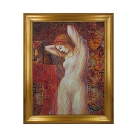 Markus Csaba Mixed Media "Veiled Lady"