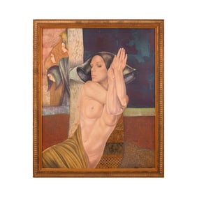 Gabriel Meiring Mixed Media on Board "Meditation"