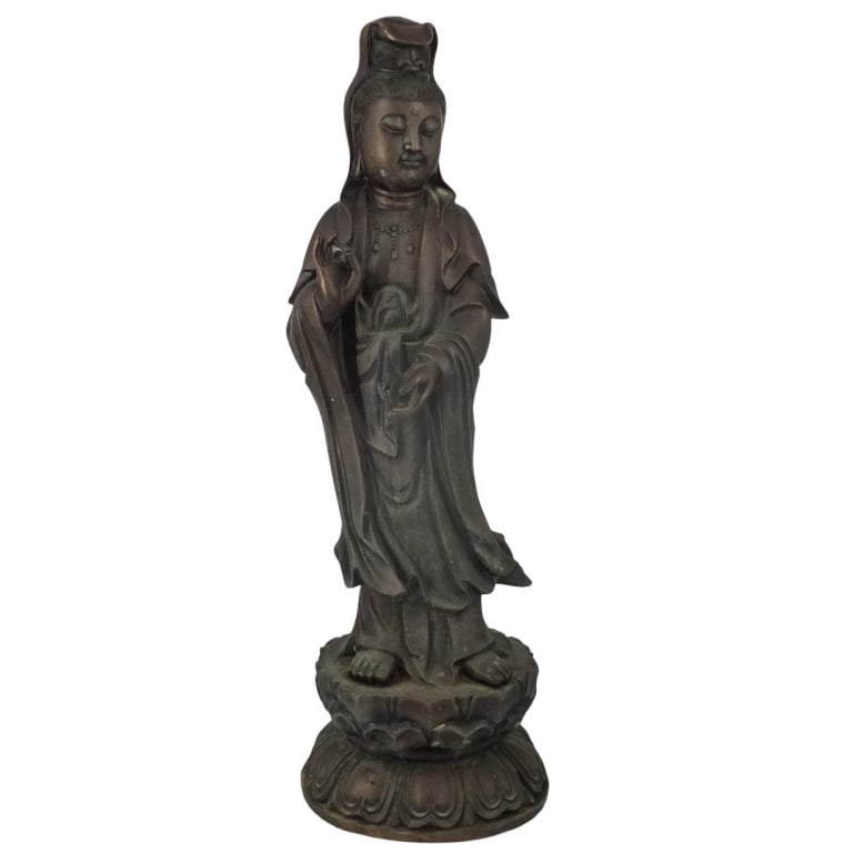 Large Asian Bronze Sculpture (1 of 7)