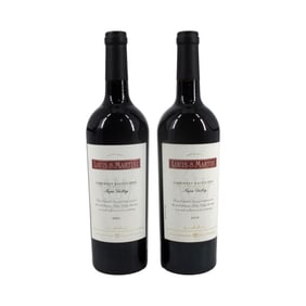 (2) Louis Martini Cabernet Sauvignon 2018 & 2021