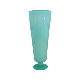 Large Vintage Daum Style Blown Glass Vase