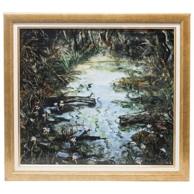 Antique Continental School Oil on Copper Panel