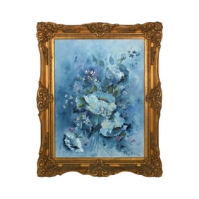 Vintage Impressionistic Oil/Canvas "Still Life"