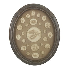 Framed "Grand Tour" Style Intaglio Collection