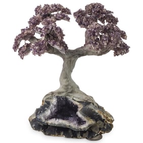 Large Amethyst Crystal Geode Specimen