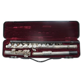Vintage Possibly Silver Flute W/ Case