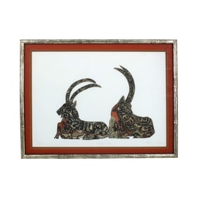 Vintage Embossed Lithograph "Terra Cotta"