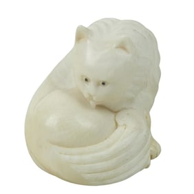 Antique Japanese Carved Figurine