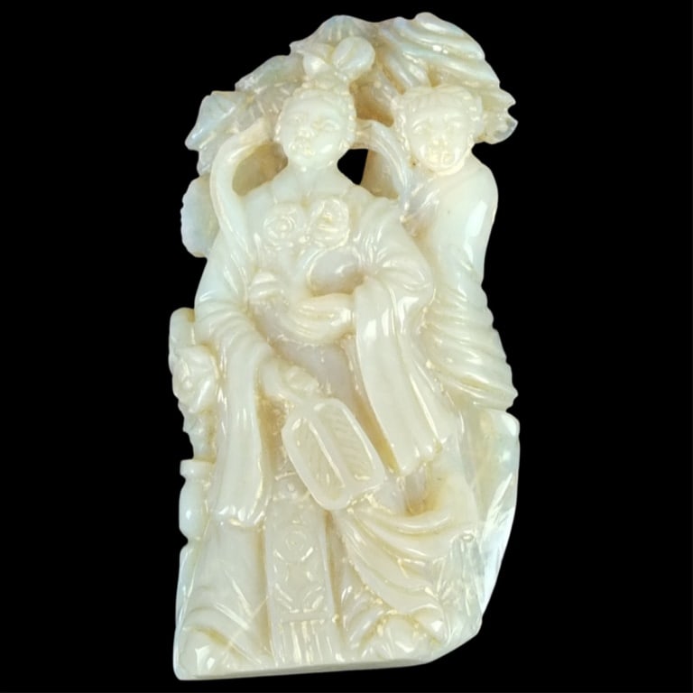 Antique Chinese Carved Figural Group (1 of 2)