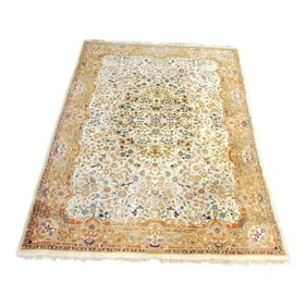 Large Semi-Antique Wool Tabriz