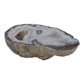 Large Polished Natural Agate Geode Specimen