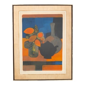 Andre Minaux Lithograph "Theiere Noir", Signed