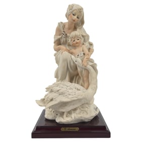 Guiseppe Armani Porcelain Figure Maternity & Swan